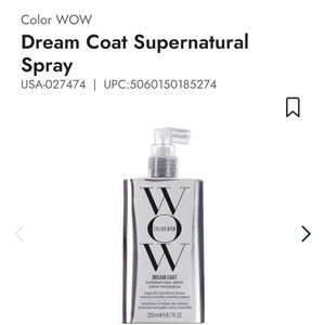 Color WOW Dream Coat Supernatural Spray - Sleek Silver